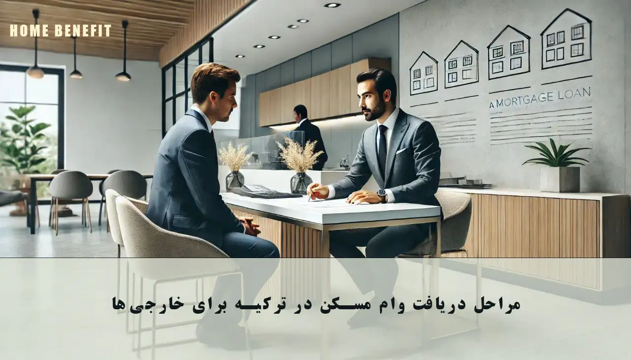 مراحل دریافت وام مسکن در ترکیه برای خارجی‌ها